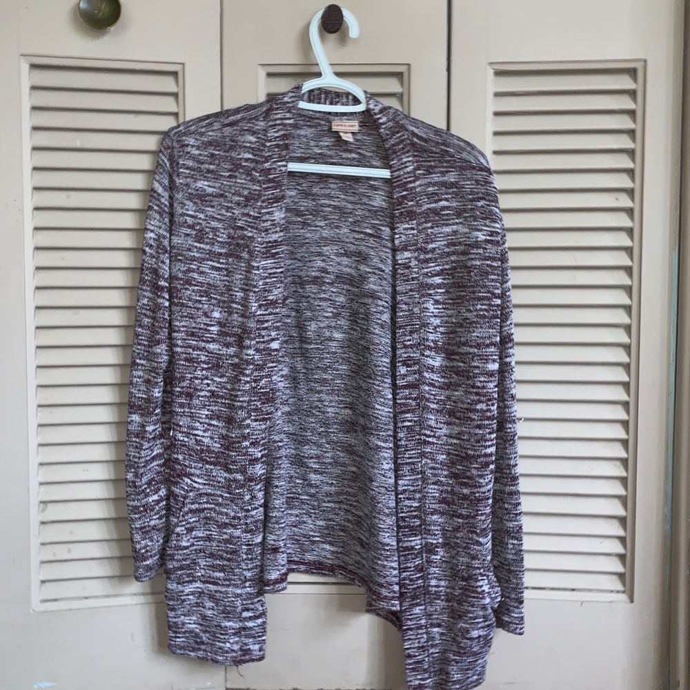 aeropostal maroon cardigan